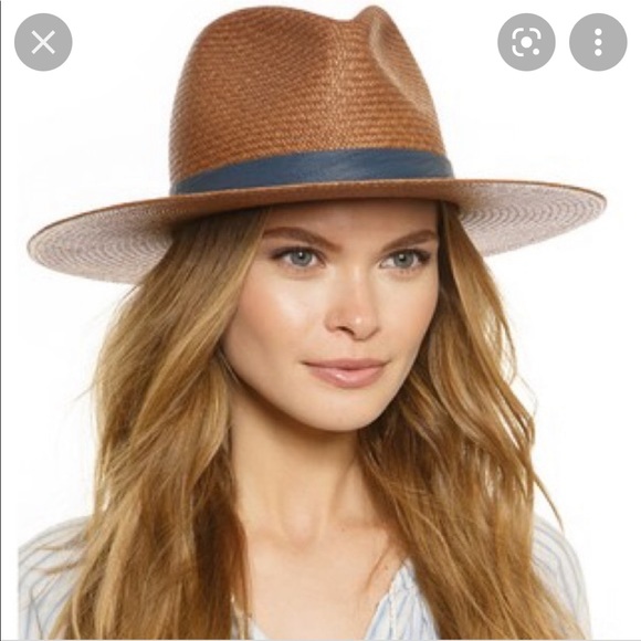 NWT Janessa Leone Panton Straw Hat - Picture 2 of 16